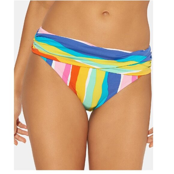 Bleu by Rod Beattie Printed Sarong Hipster Bikini Bottoms - Picture 1 of 5